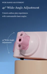 cat laser collar – interactive pet toy with infrared light, hands free teaser wand, and self play entertainment