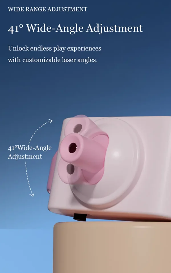 cat laser collar – interactive pet toy with infrared light, hands free teaser wand, and self play entertainment