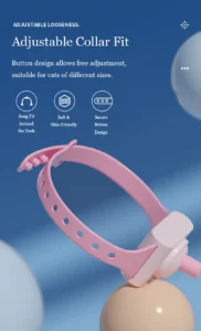 cat laser collar – interactive pet toy with infrared light, hands free teaser wand, and self play entertainment