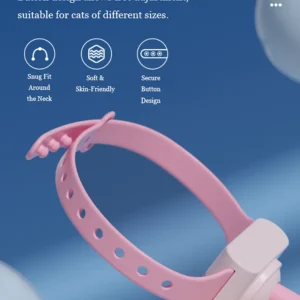cat laser collar – interactive pet toy with infrared light, hands free teaser wand, and self play entertainment