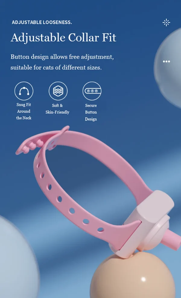 cat laser collar – interactive pet toy with infrared light, hands free teaser wand, and self play entertainment